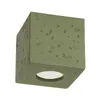 Plafon QUAD beton zielona oliwka
